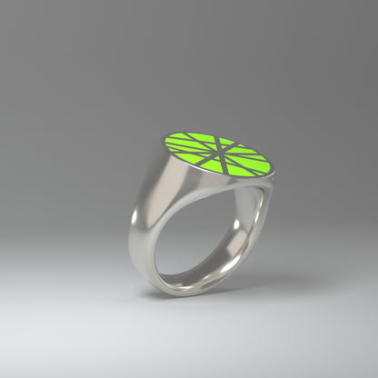 Anello con sigillo rotondo | Eptogramma