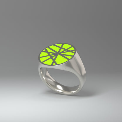 Anello con sigillo rotondo | Eptogramma