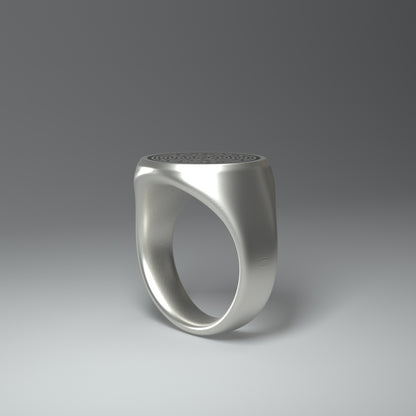 Anello con sigillo rotondo | LABIRINTO