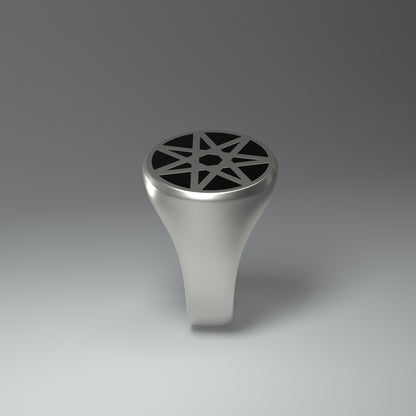 Anello con sigillo rotondo | Eptogramma