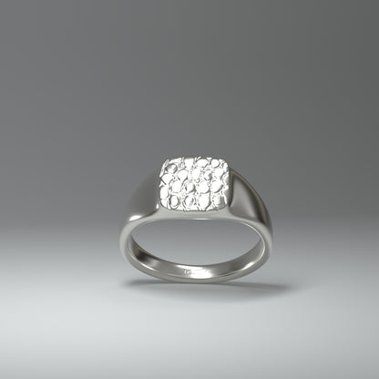 signet ring "croc"