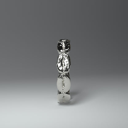  Anello in argento | GRANDI CHICCHI DI CAFFÈ IN ARGENTO