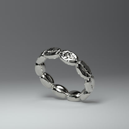  Anello in argento | GRANDI CHICCHI DI CAFFÈ IN ARGENTO