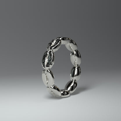  Anello in argento | GRANDI CHICCHI DI CAFFÈ IN ARGENTO
