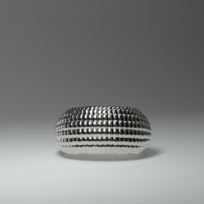 Wide silver ring | CORN
