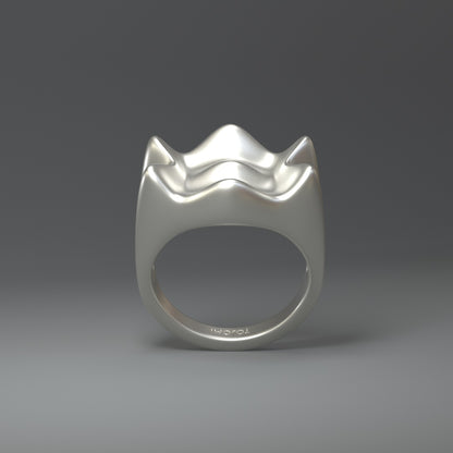 Grande bague en argent | CROWN SPLASH