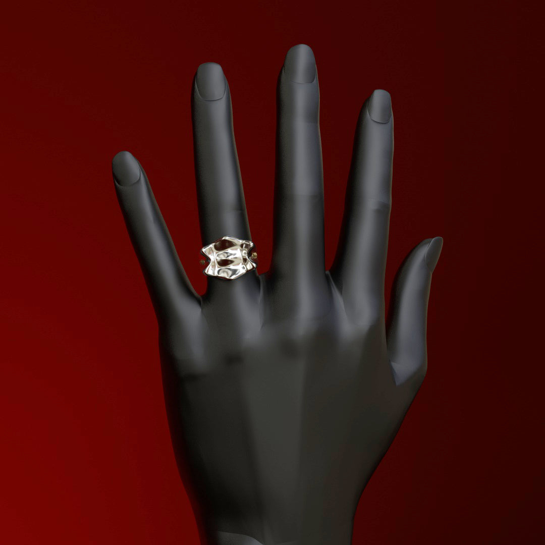 Grande bague en argent | CROWN SPLASH