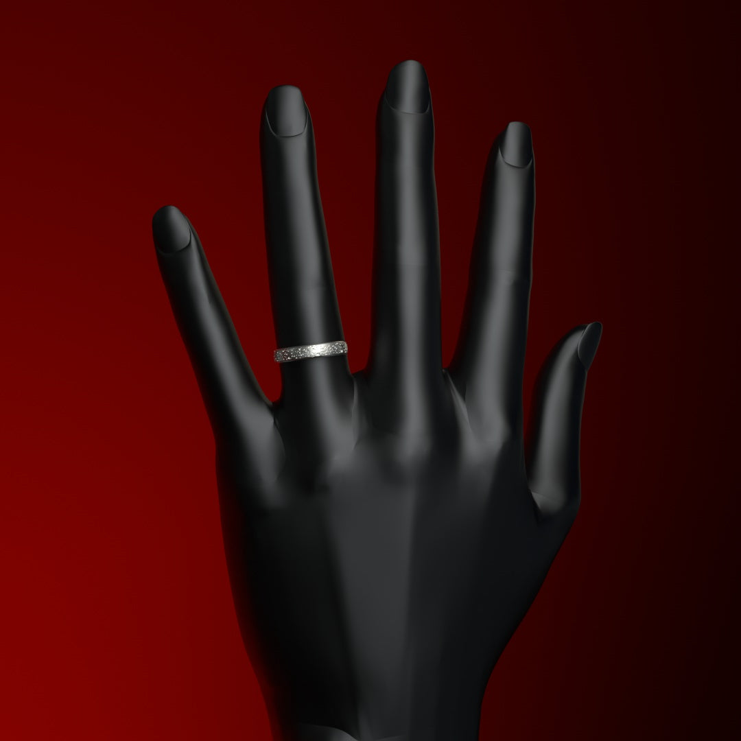 Narrow silver ring | FLOAT EXTRACT