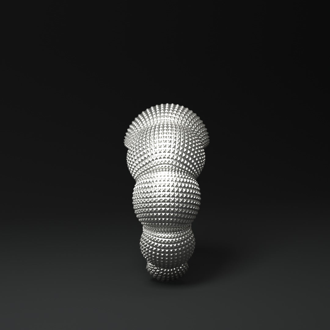 Anillo de plata con diseño llamativo | CÚPULAS ESTRUCTURADAS