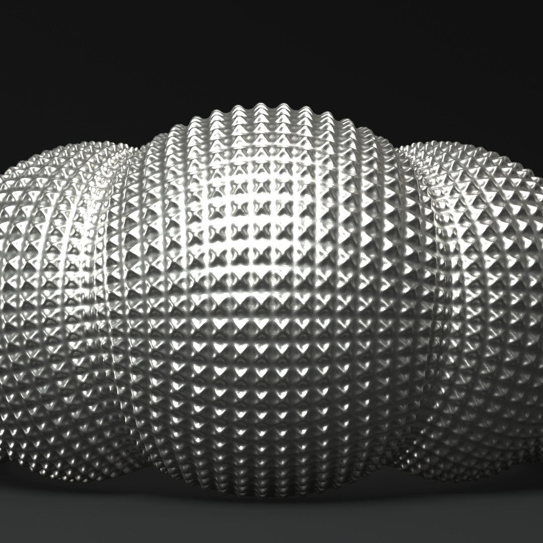 Anillo de plata con diseño llamativo | CÚPULAS ESTRUCTURADAS