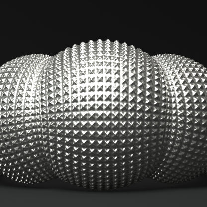 Anillo de plata con diseño llamativo | CÚPULAS ESTRUCTURADAS