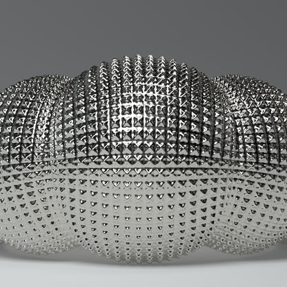 Anillo de plata con diseño llamativo | CÚPULAS ESTRUCTURADAS