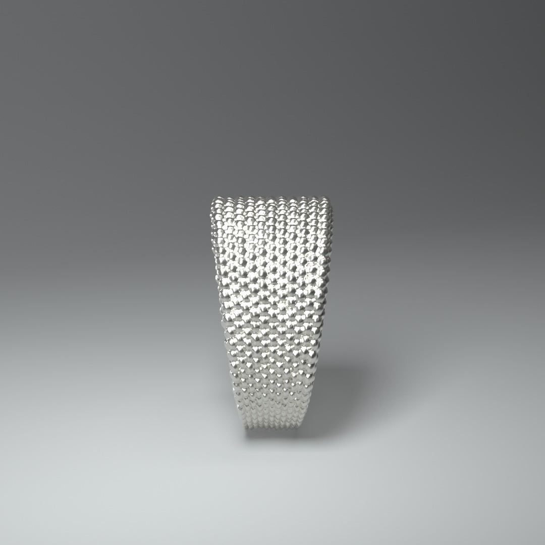 Bague large en argent | PETITES PÉPITES