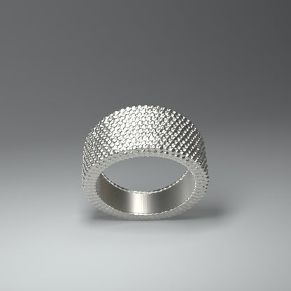 Bague large en argent | PETITES PÉPITES