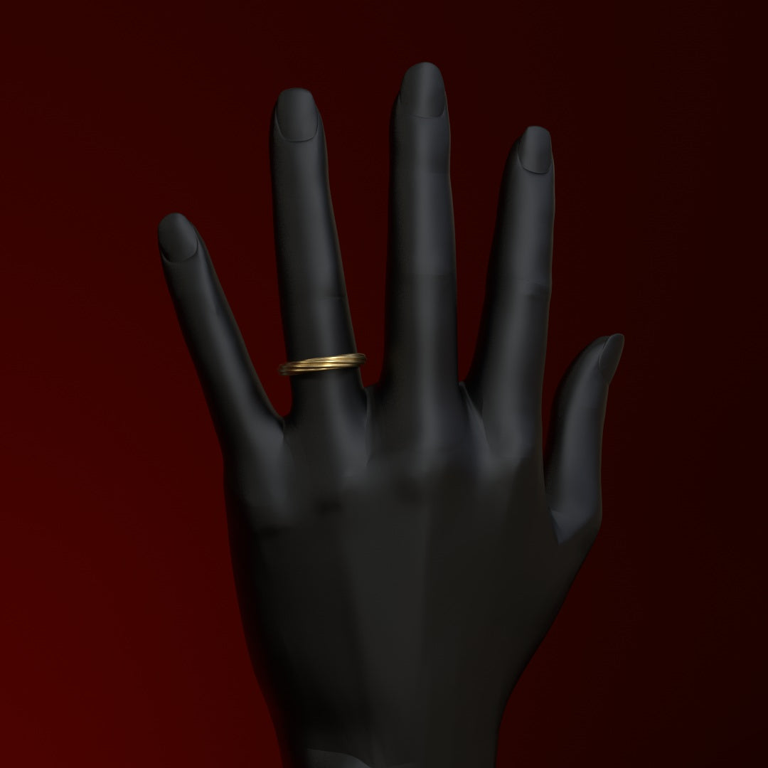  Anillo de oro de 14 quilates | ANILLOS INFINITOS