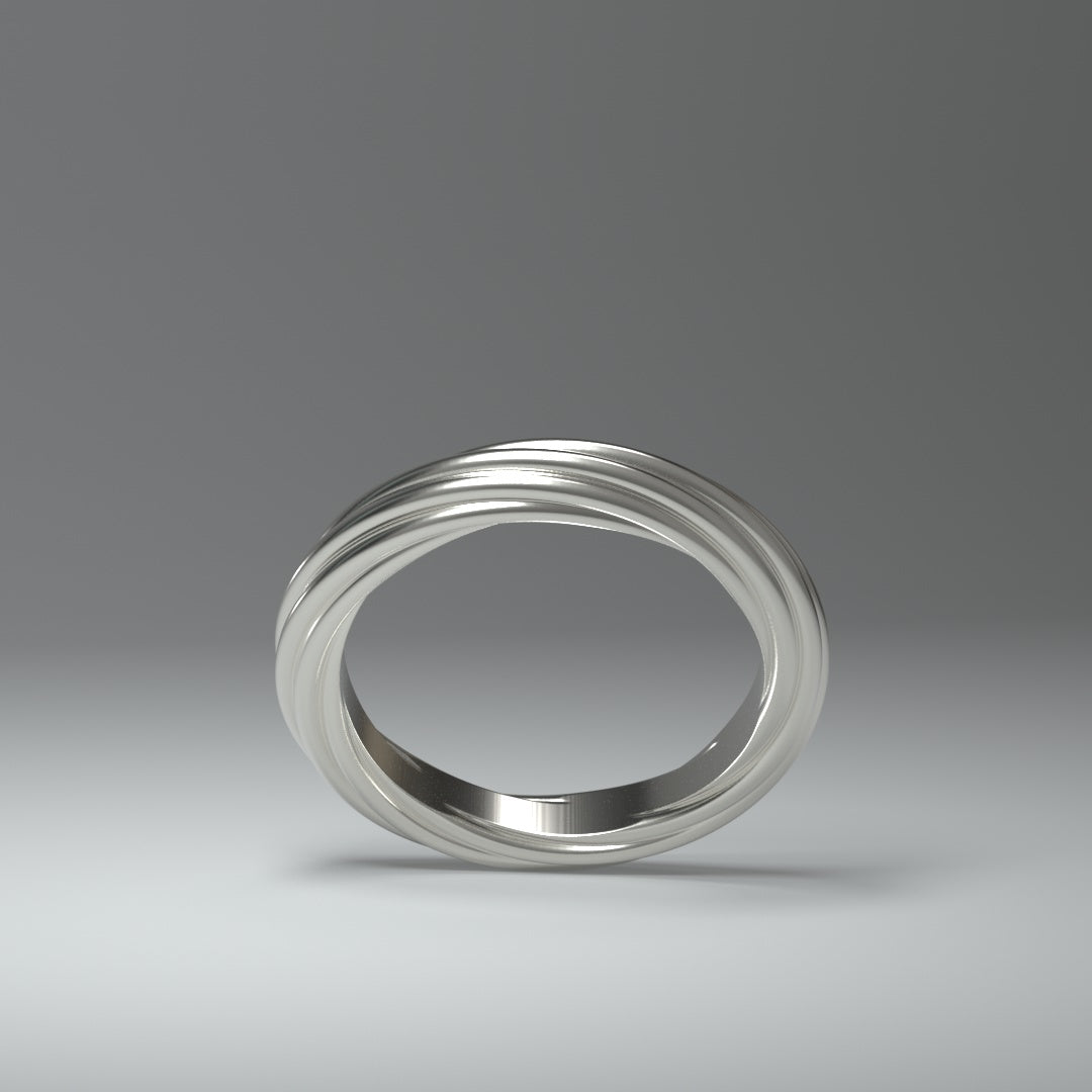  Bague étroite en argent | ANNEAUX INFINIS