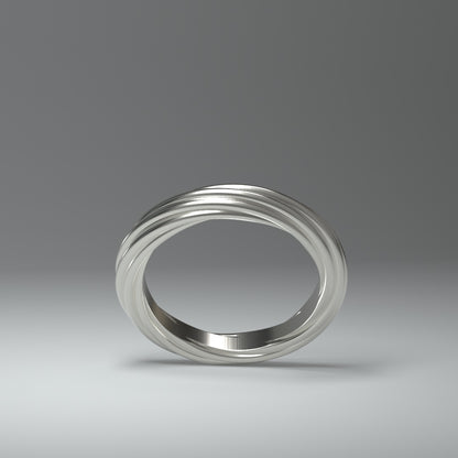  Bague étroite en argent | ANNEAUX INFINIS