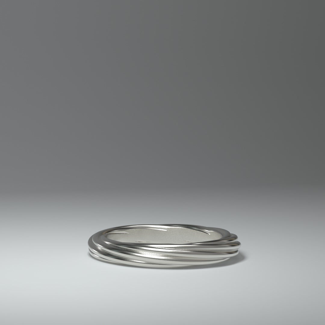  Bague étroite en argent | ANNEAUX INFINIS