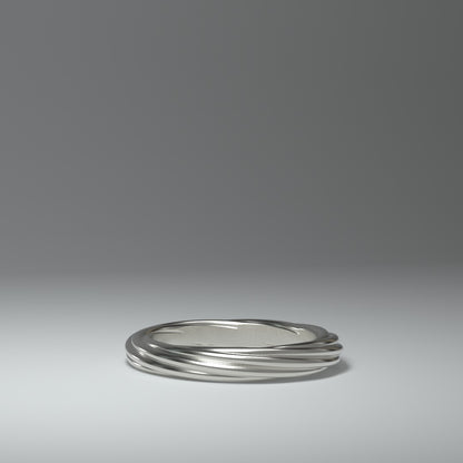  Bague étroite en argent | ANNEAUX INFINIS