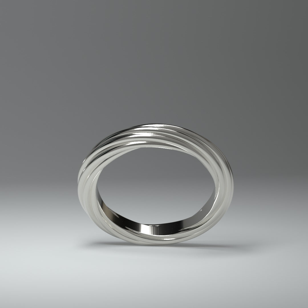  Bague étroite en argent | ANNEAUX INFINIS