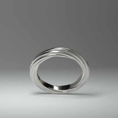  Bague étroite en argent | ANNEAUX INFINIS