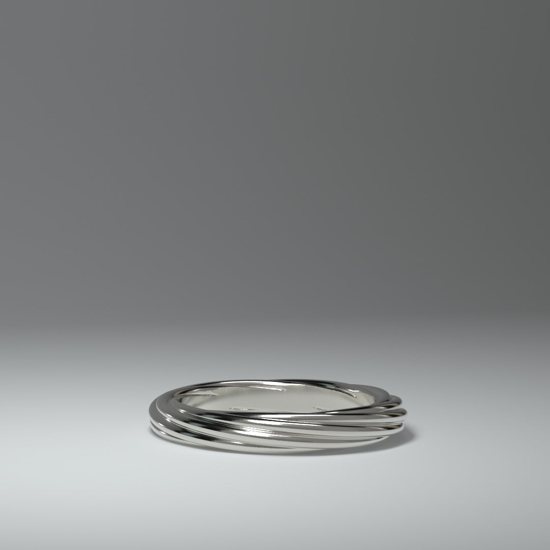  Bague étroite en argent | ANNEAUX INFINIS