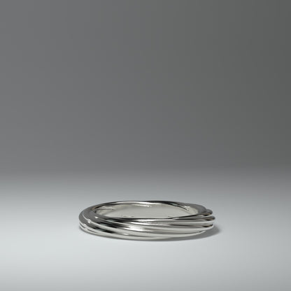  Bague étroite en argent | ANNEAUX INFINIS
