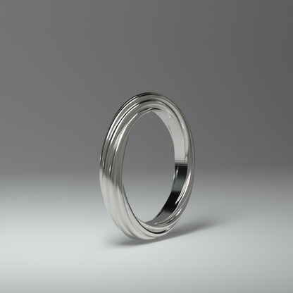  Bague étroite en argent | ANNEAUX INFINIS