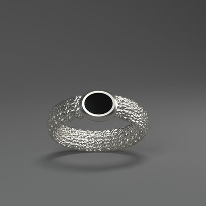 Silberring | STRICKMUSTER