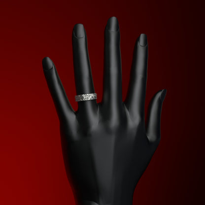  Anello a fascia in argento | NOISY TRAILS