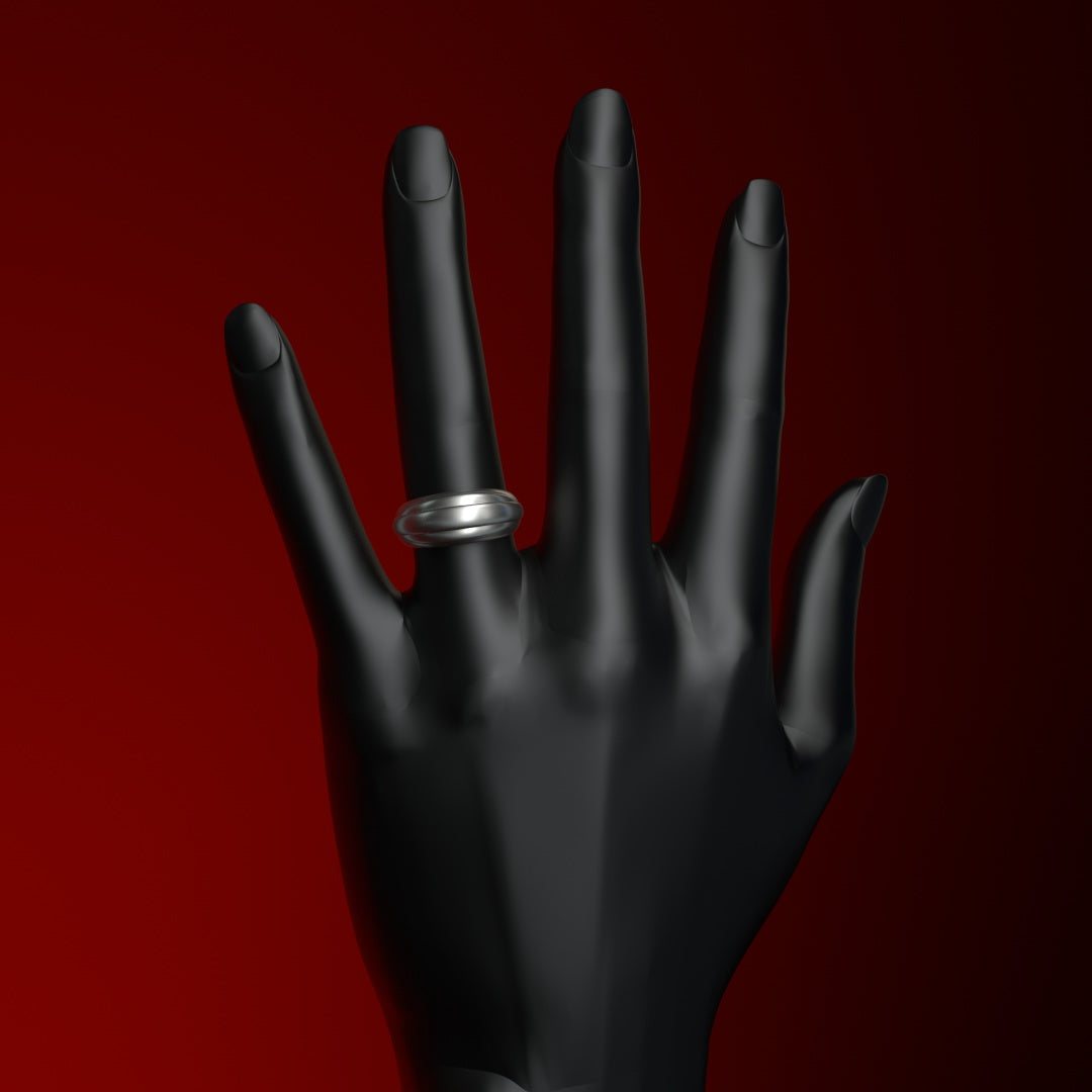 Silberring  | RINGS ON RING