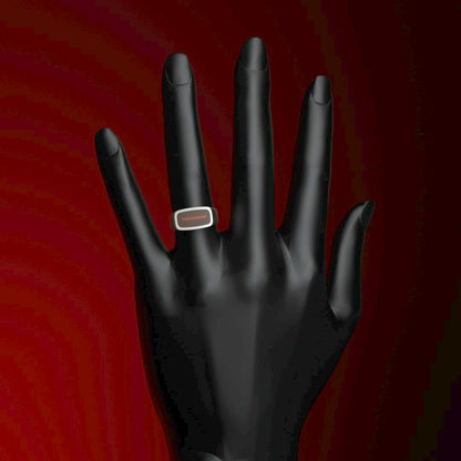 Anillo de sello de plata | LA LÍNEA