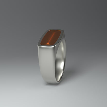 Anillo de sello de plata | LA LÍNEA