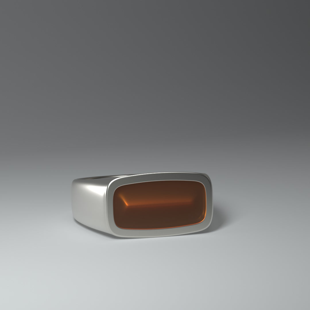 Anillo de sello de plata | LA LÍNEA