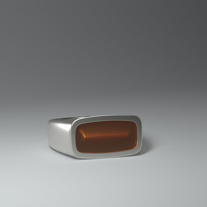 Anillo de sello de plata | LA LÍNEA