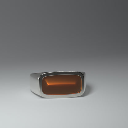 Anillo de sello de plata | LA LÍNEA