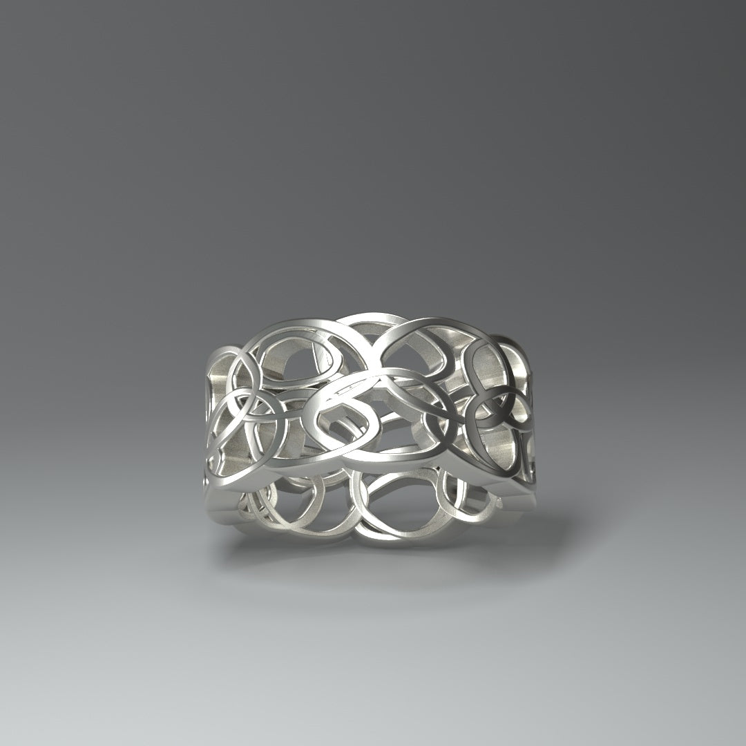 Silver ring | INTERTWINED RINGS