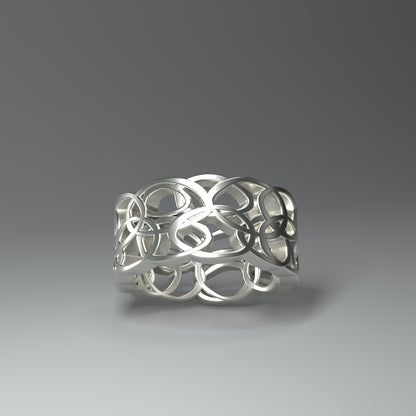 Silver ring | INTERTWINED RINGS