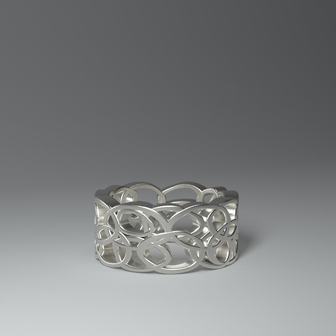 Silver ring | INTERTWINED RINGS