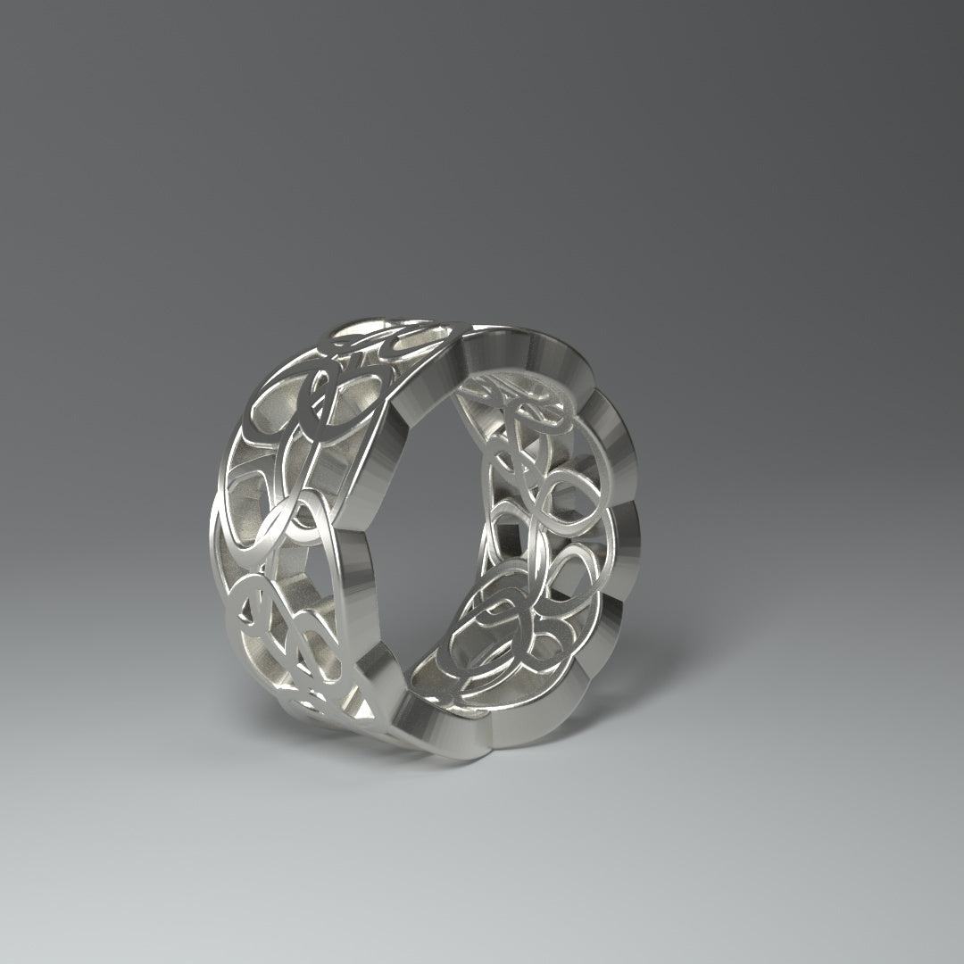 Silver ring | INTERTWINED RINGS