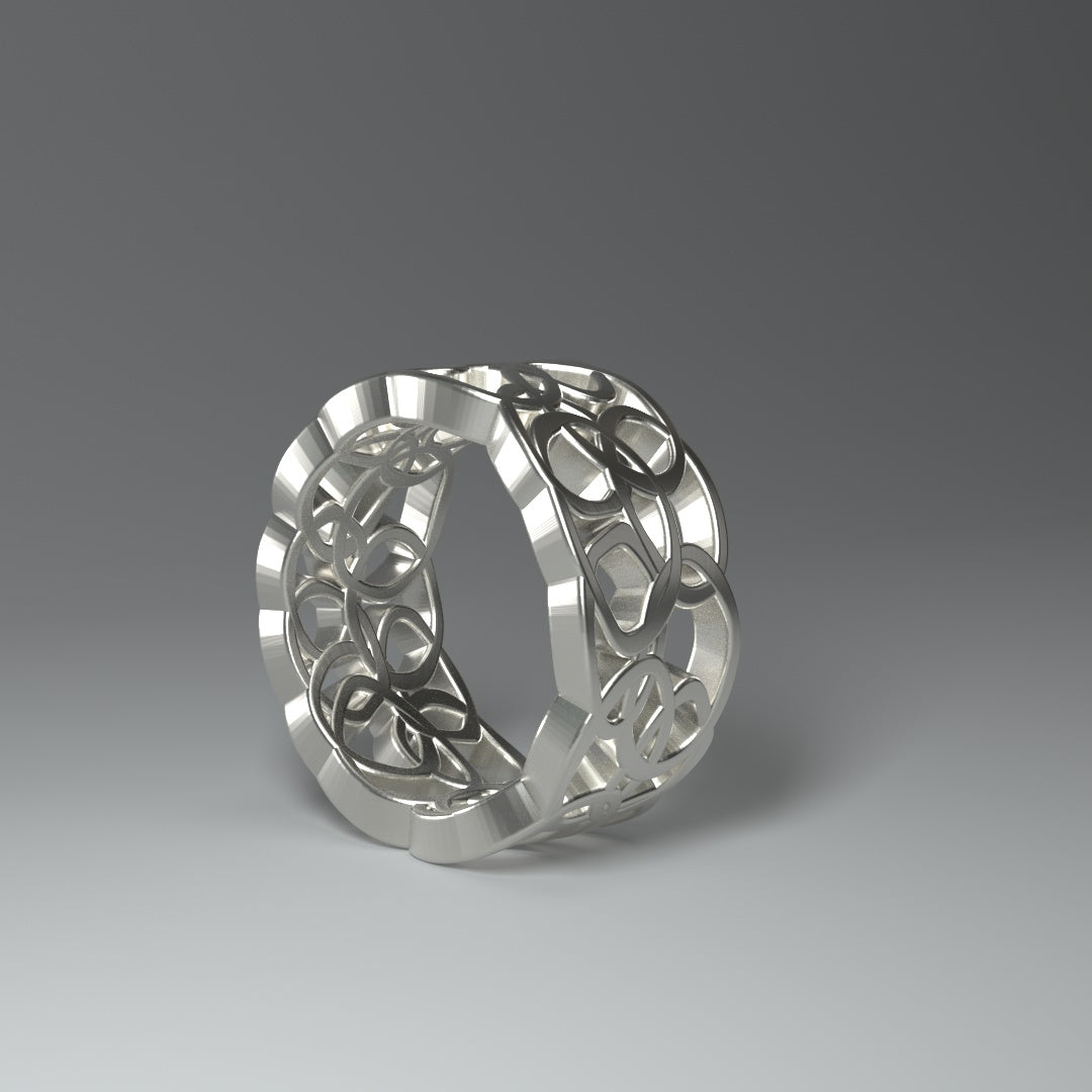 Silver ring | INTERTWINED RINGS