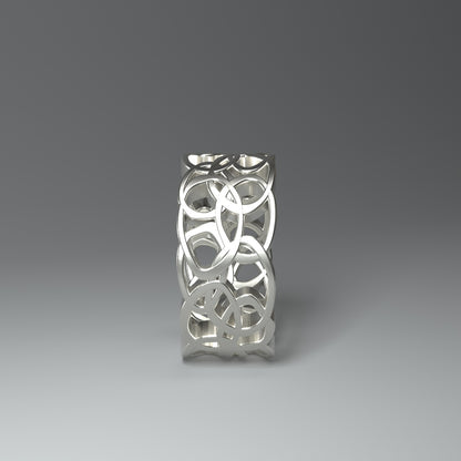 Silver ring | INTERTWINED RINGS