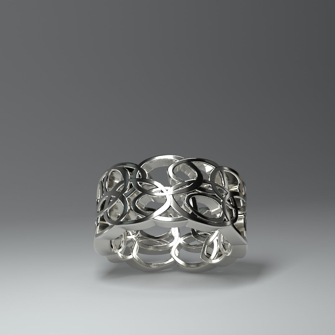 Silver ring | INTERTWINED RINGS