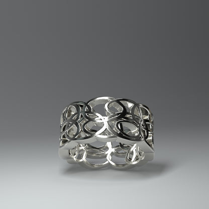 Silver ring | INTERTWINED RINGS