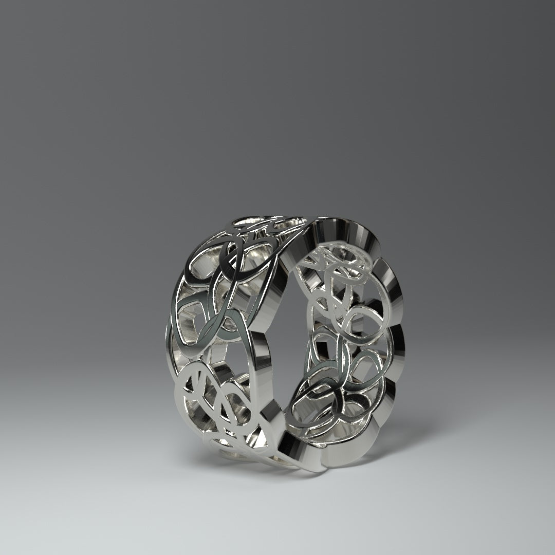 Silver ring | INTERTWINED RINGS