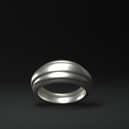 Silberring  | RINGS ON RING