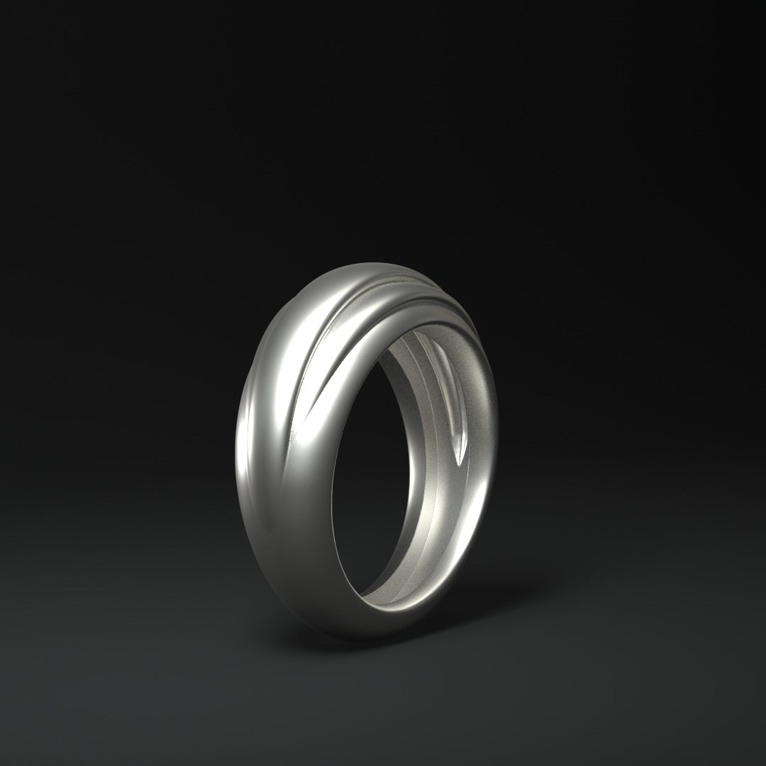 Silberring  | RINGS ON RING