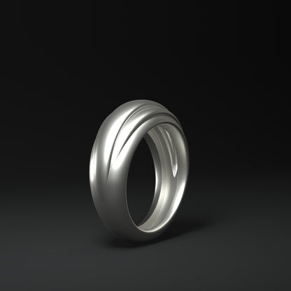 Silberring  | RINGS ON RING