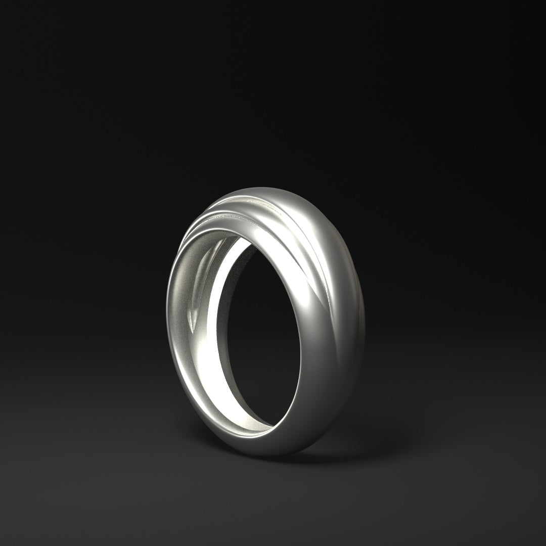 Silberring  | RINGS ON RING