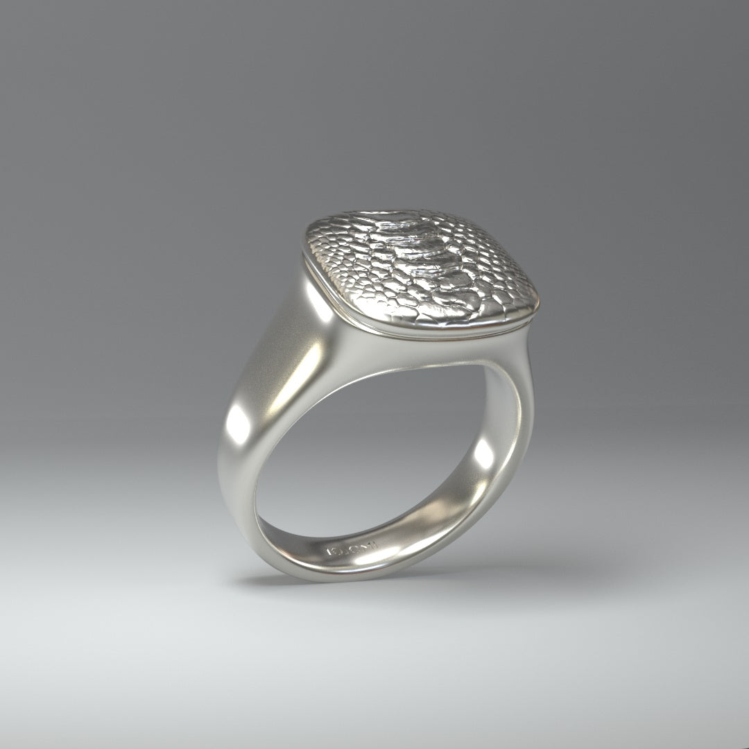Siegelring silber | KROKOMUSTER